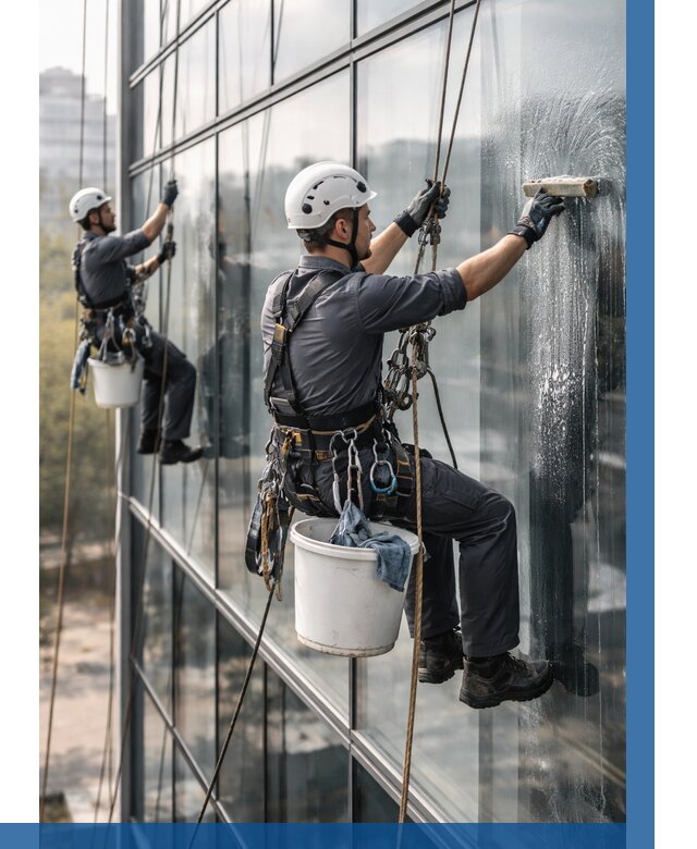 Мойка сплошного остекления в Нефтеюганске, заказать от 305 р.| ВЫСОТНИК-Нфт