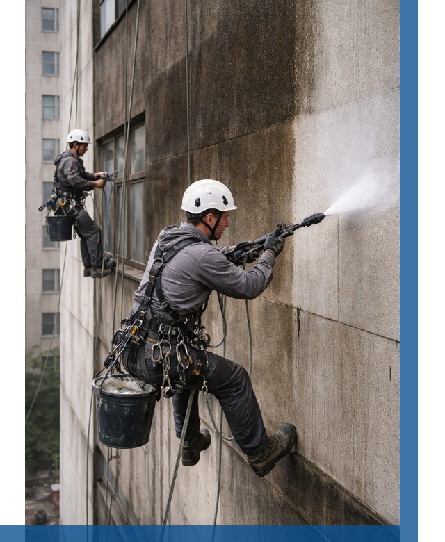 Очистка фасада от копоти в Нефтеюганске от 254 р. | ВЫСОТНИК-Нфт