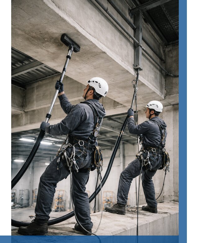 Обеспыливание потолочных конструкций в Нефтеюганске от 254 р. |ВЫСОТНИК-Нфт