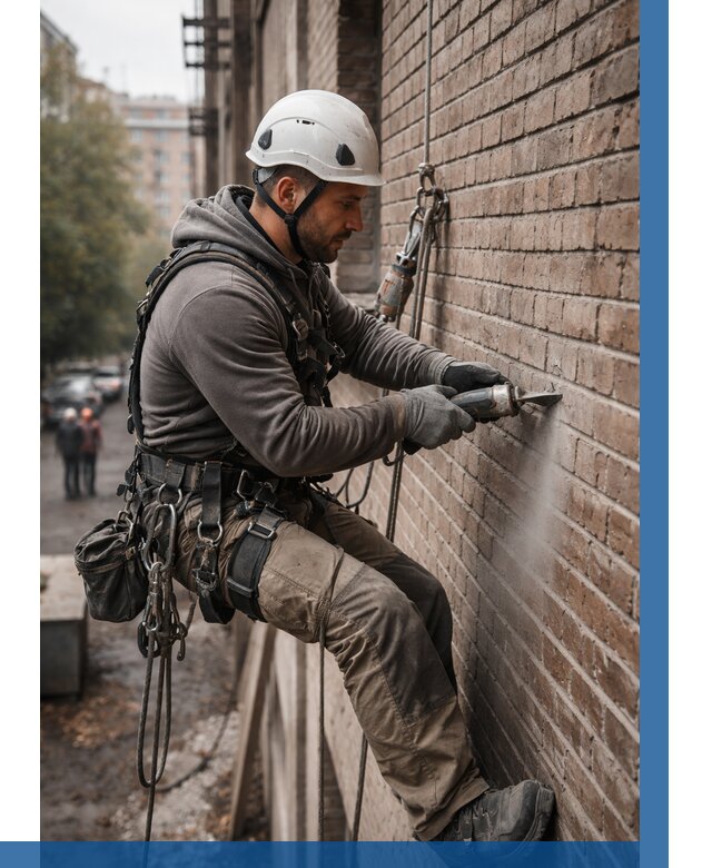 Расшивка кирпичных швов в Нефтеюганске от 610 р. | ВЫСОТНИК-Нфт