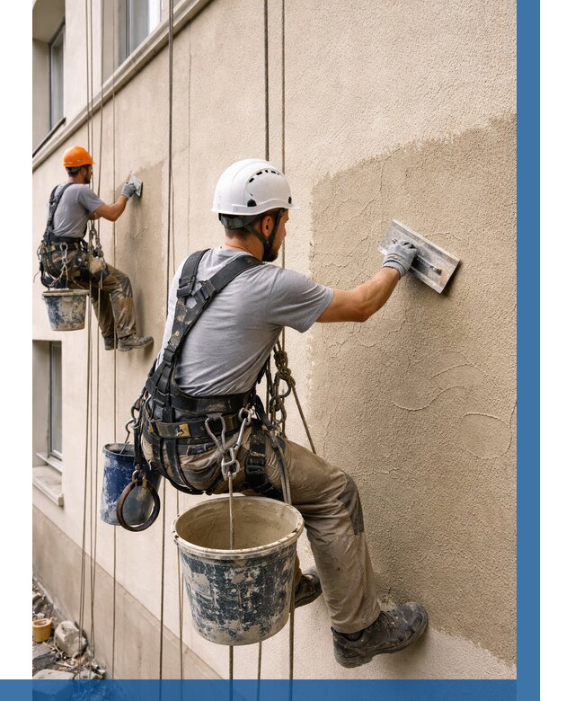 Декоративная штукатурка фасада в Нефтеюганске от 1220 р. | ВЫСОТНИК-Нфт