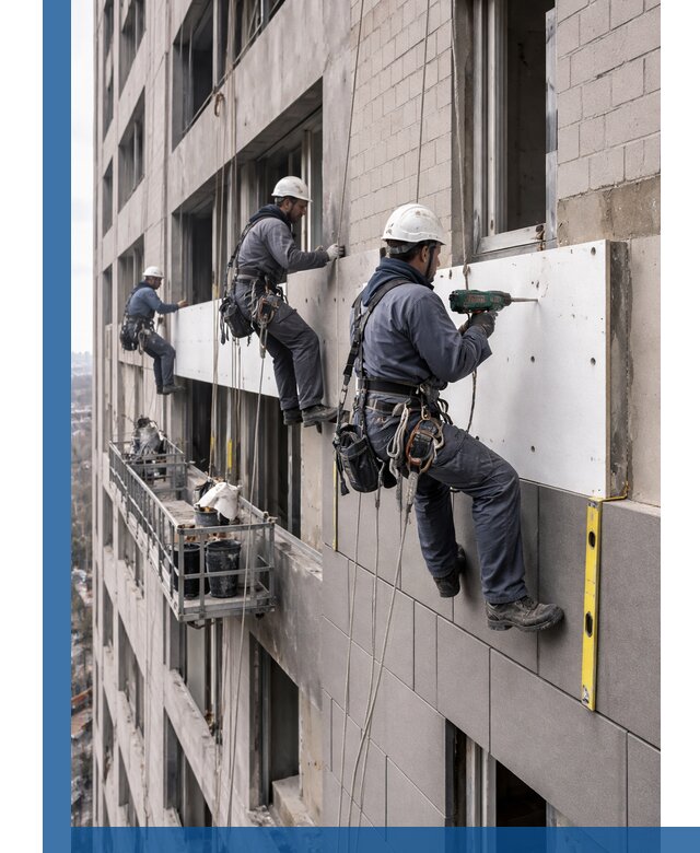 Монтаж фасадных термопанелей высокого качества в Нефтеюганске