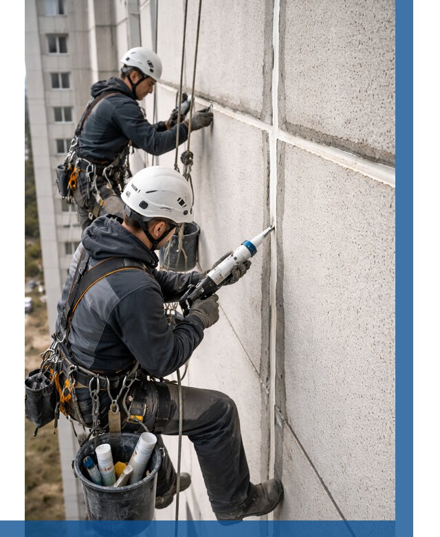 Герметизация межпанельных швов в Нефтеюганске от 712 р. | ВЫСОТНИК-Нфт