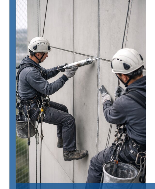 Первичная герметизация швов фасадов и кровель в Нефтеюганске