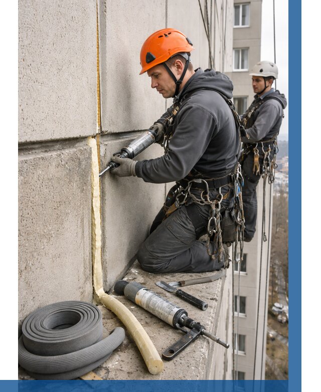 Теплый шов межпанельные швы в Нефтеюганске от 712 р. | ВЫСОТНИК-Нфт