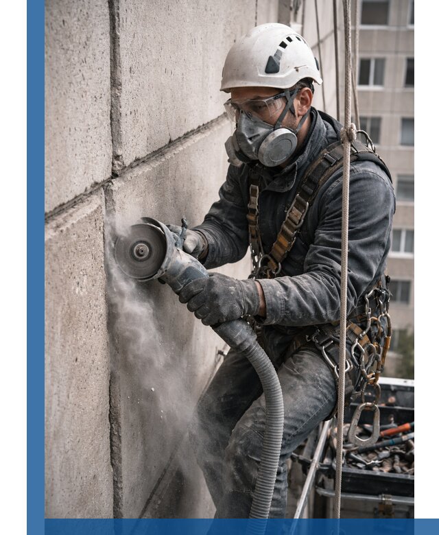 Штробление межпанельных швов в Нефтеюганске качественно и быстро