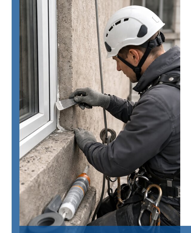 Герметизация монтажных швов окон в Нефтеюганске с гарантией качества