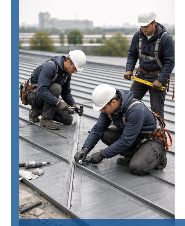 Ремонт фальцевой кровли в Нефтеюганске срочно и качественно