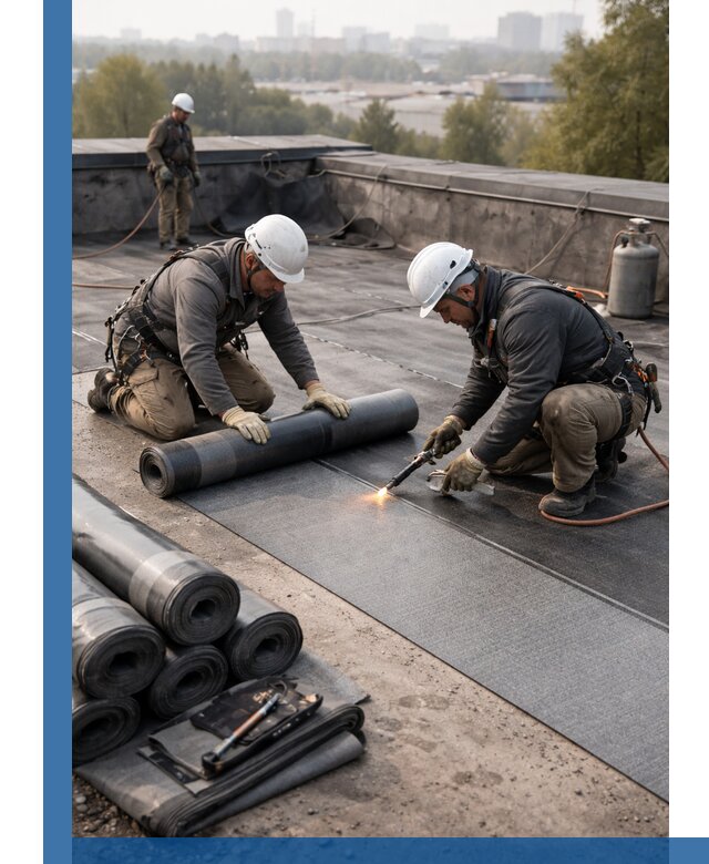 Монтаж мягкой кровли в Нефтеюганске профессионально и надежно