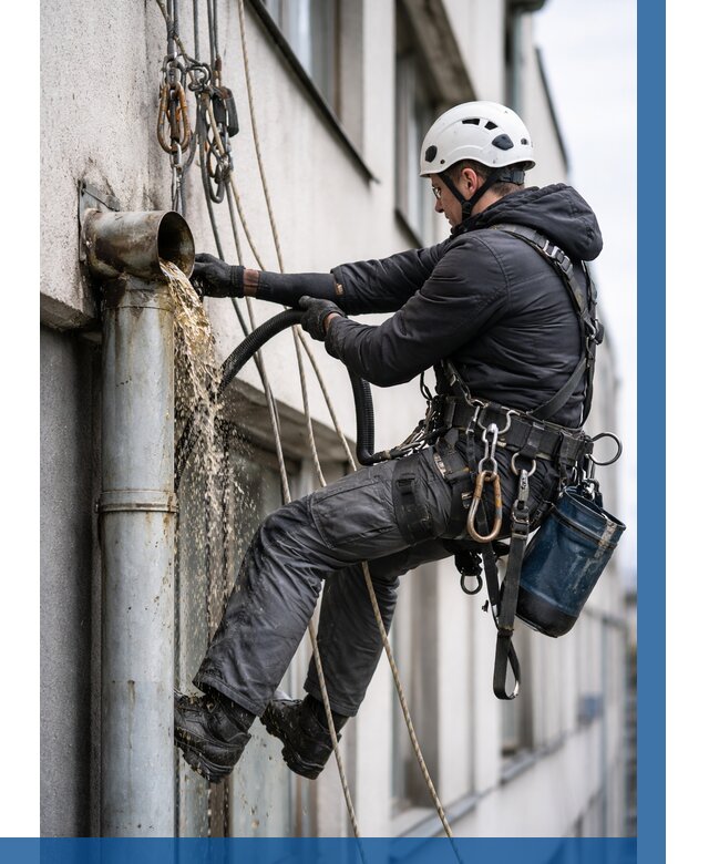 Прочистка водосточных труб в Нефтеюганске от 3559 р. | ВЫСОТНИК-Нфт