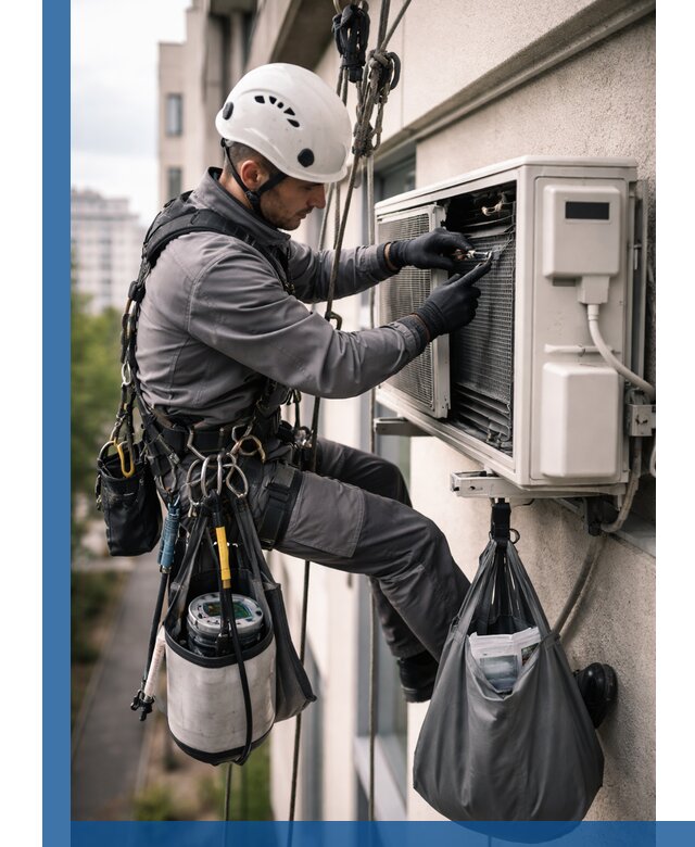 Обслуживание внешнего блока кондиционера в Нефтеюганске профессионально