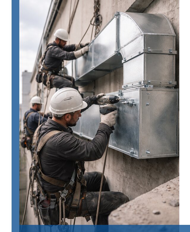 Профессиональный монтаж вентиляционных коробов в Нефтеюганске под ключ