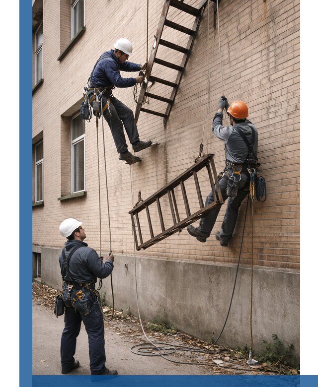 Демонтаж пожарной лестницы в Нефтеюганске быстро и безопасно