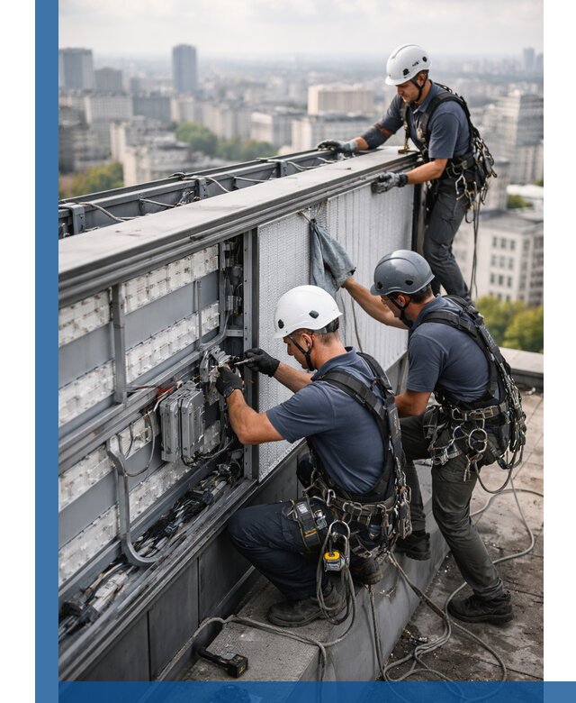 Профессиональное обслуживание крышной рекламы в Нефтеюганске под ключ