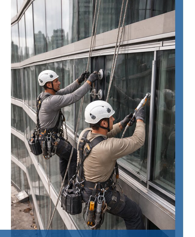 Радиусное остекление фасада в Нефтеюганске от 12202 р. | ВЫСОТНИК-Нфт