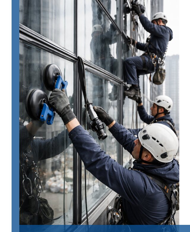 Радиусное остекление фасадов под ключ в Нефтеюганске с гарантиями