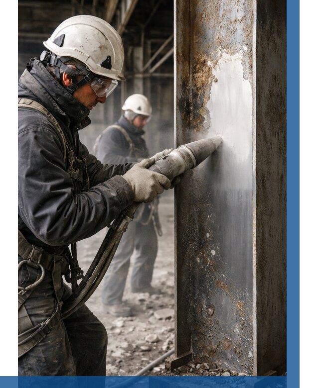 Удаление старой краски с металла в Нефтеюганске от 458 р. | ВЫСОТНИК-Нфт