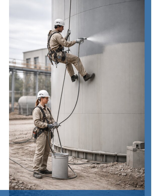 Покраска резервуаров в Нефтеюганске от 1220 р. | ВЫСОТНИК-Нфт — заказать