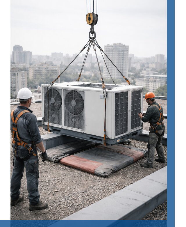 Подъем груза на крышу в Нефтеюганске от 5084 р. | ВЫСОТНИК-Нфт заказать