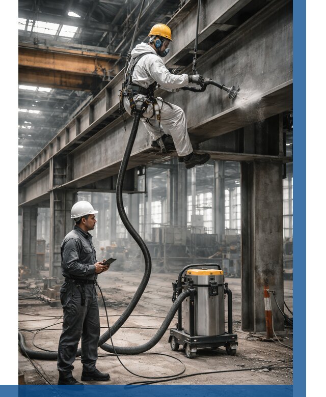 Обеспыливание конструкций в цехе в Нефтеюганске от 4271 р. | ВЫСОТНИК-Нфт