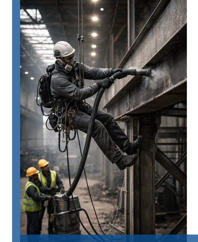 Обеспыливание конструкций в цехах промышленного производства в Нефтеюганске