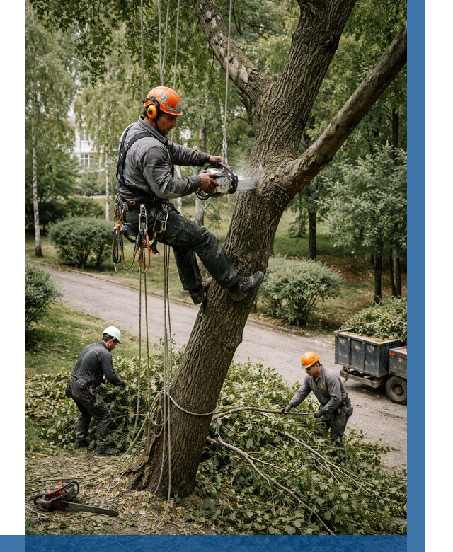 Кронирование деревьев в Нефтеюганске от 6609 р. | ВЫСОТНИК-Нфт