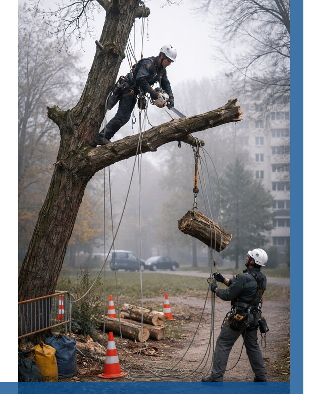 Удаление аварийных деревьев в Нефтеюганске от 15252 р. | ВЫСОТНИК-Нфт
