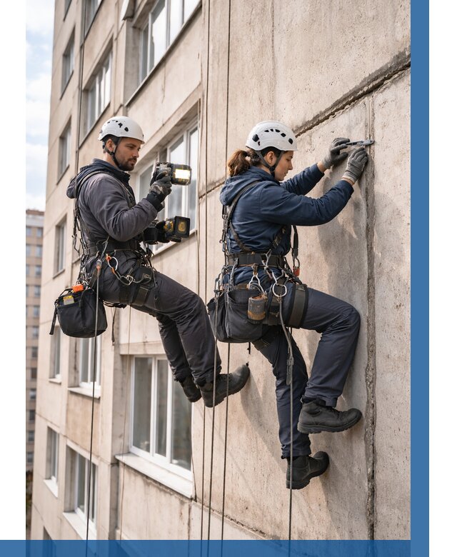 Обследование межпанельных швов в Нефтеюганске от 1830 р. | ВЫСОТНИК-Нфт